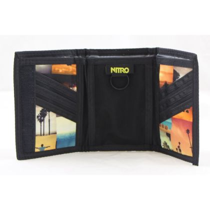 NITRO peněženka WALLET fragments purple